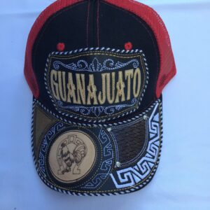 Gorra negra con rojo Guanajuato