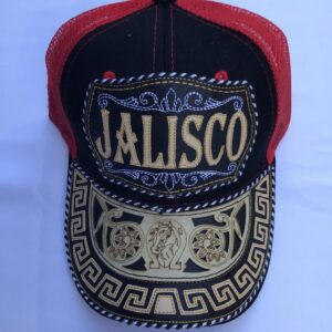 Gorra negra con rojo Jalisco