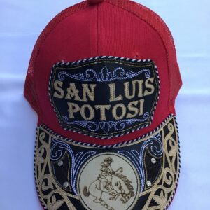 Gorra roja con estampado de San Luis Potosí