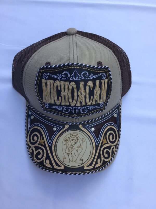 Brown ranchera cap