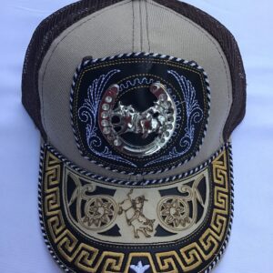 Silver rider brown cap