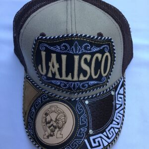 Gorra cafe Jalisco con gallo