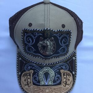 Dark brown ranchera cap