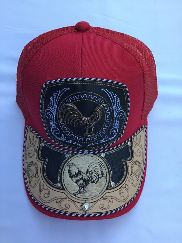 Rooster Red Ranch Cap