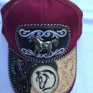 Gorra roja con Caballo