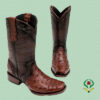 Botas Avestruz Cafe - Estilo Franco