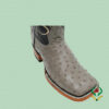 Botas Avestruz Gris - Horma Bulldog