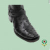 Botas Avestruz negro - Modelo Dylan