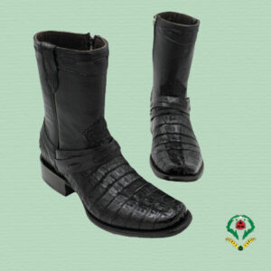 Black Ostrich Boots - Model Dylan 3