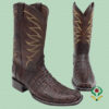 Brown Crocodile Boots