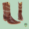 Botas Cocodrilo Coñac - Horma Holanda