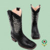 Botas Cocodrilo Negro - Horma Bulldog