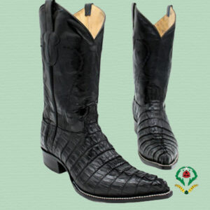 Black Crocodile Boots - Chihuahua last