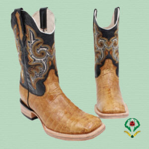 Botas Cocodrilo Paja