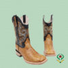 Botas Cocodrilo Paja - Horma Bulldog