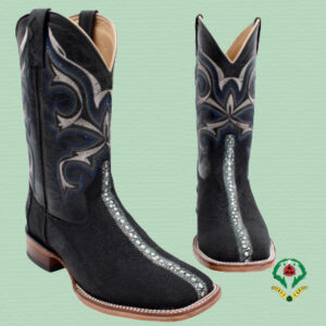 Black Stingray Boots - Bulldog last