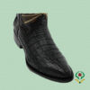 Botas cocodrilo negro - horma oval