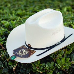 Tombstone 50 years white hat with black band