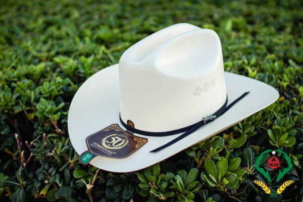 Tombstone 50 years white hat with black band