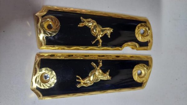 Cacha Golden Horse with Black 2