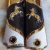 Cacha Golden Horses with Black and White