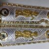 Cacha San Judas Dorado con Plateado
