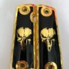 Gold plated govermment 1911 gun grips Mexican Narco style Cachas Golden Skull Black Edition