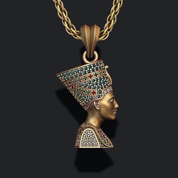 Exquisite Fashion Lady Necklace Creative Pharaoh Necklace Goth Jewelry Necklace for Women Choker Jewlery Vintage Wholesale Items