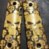 Gold plated gun grip - Colt - Calaberas